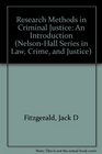 Research Methods in Criminal Justice An Introduction