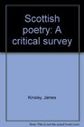 Scottish poetry A critical survey