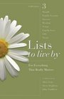 Lists to Live By The Third Collection  For Everything That Really Matters