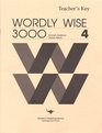 Wordly Wise 3000 Book 4  Answer Key