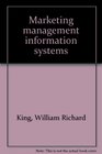 Marketing management information systems
