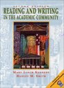Reading and Writing in the Academic Community