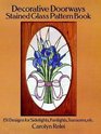 Decorative Doorways Stained Glass Pattern Book  151 Designs for Sidelights Fanlights Transoms etc