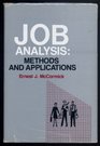 Job Analysis Methods and Applications