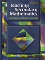 Teaching Secondary Mathematics Techniques and Enrichment Units