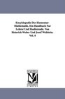 Encyklopdie Der ElementarMathematik Ein Handbuch Fr Lehrer Und Studierende Von Heinrich Weber Und Josef Wellstein Vol 4