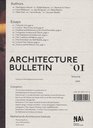 Architecture Bulletin Essays on the Designed Environment