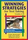 Winning Strategies for Test Taking Grades 38 A Practical Guide for Teaching Test Preparation