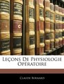Leons De Physiologie Opratoire