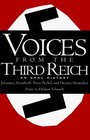Voices from the Third Reich An Oral History