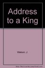 Address to a King