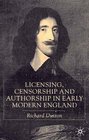 Licensing Censorship and Authorship in Early Modern England Buggeswords