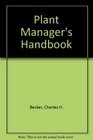 Plant Manager's Handbook