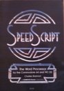 Speedscript The Word Processor for the Commodore 64 and Vic20