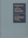 Dictionary of Literary Biography LateVictorian and Edwardian Novelists