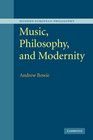 Music Philosophy and Modernity