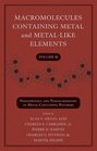 Macromolecules Containing Metal and MetalLike Elements Photophysics and Photochemistry of MetalContaining Polymers