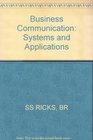 Business Communication Systems and Applications