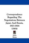 Correspondence Regarding The Negotiations Between Japan And Russia 19031904