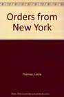 Orders from New York