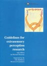 Guidelines for Extrasensory Perception Research