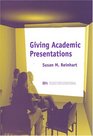 Giving Academic Presentations