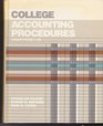 College Accounting Procedures Ch 126 A Competency Based Approach