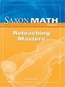 Course 3 Reteaching Masters