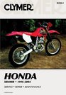 Clymer Honda XR400R 19962004