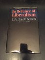 In Defence of Liberalism