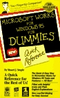 Microsoft Works for Windows 95 for Dummies Quick Reference