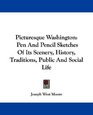 Picturesque Washington Pen And Pencil Sketches Of Its Scenery History Traditions Public And Social Life