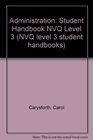 Administration Student Handbook NVQ Level 3