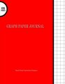 Graph Paper Journal  Graph Paper Composition Notebook 1 inch Squares Large 120 Pages 85 x 11 Red Graph Paper Sheets