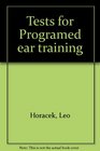 Tests for Programed ear training