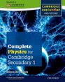 Complete Physics for Cambridge Secondary 1 Student Book For Cambridge Checkpoint and Beyond