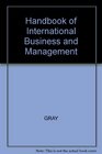 Handbook of International Business and Management