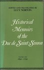 Historical memoirs of the Duc de SaintSimon volume II 17101715
