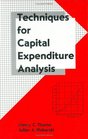 Techniques for Capital Expenditure Analysis
