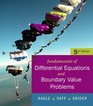 Fundamentals of Differential Equations with Boundary Value Problems with IDE CD  Value Package
