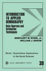 Introduction to Applied Demography Data Sources and Estimation Techniques