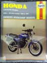 Honda CB250RS Singles 198084 Owner's Workshop Manual