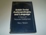 British social anthropologists and language A history of separate development