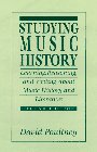 Studying Music History Learning Reasoning and Writing About Music History and Literature