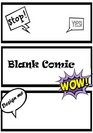Blank Comic Book Pages How to make a Comic Book