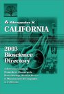 California 2003 Bioscience Directory