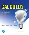 Calculus for Business Economics Life Sciences and Social Sciences Brief Version and MyLab Math with Pearson eText  TitleSpecific Access Card  Byleen  Stocker Applied Math Series