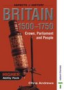 Britain 15001750 Higher Ability Support Pack