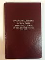 Documental history of law cases affecting Japanese in the United States 19161924