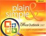 Microsoft  Office Outlook  2007 Plain  Simple